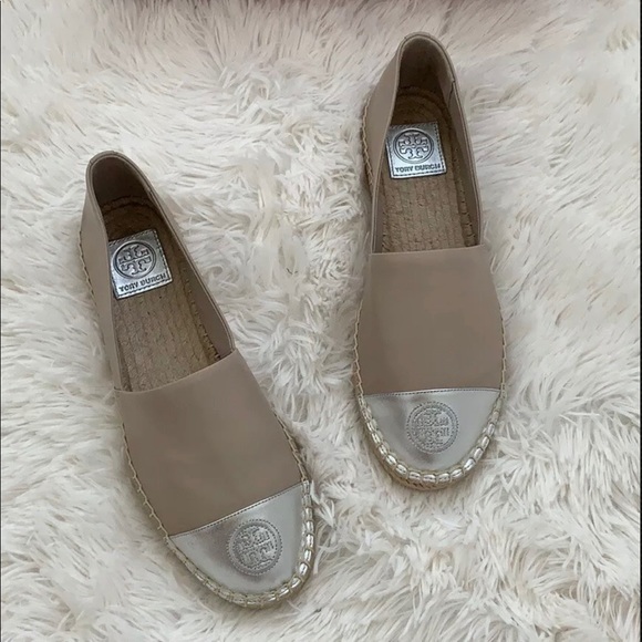 Tory Burch Shoes - Tory Burch Flat colorblock leather espadrille